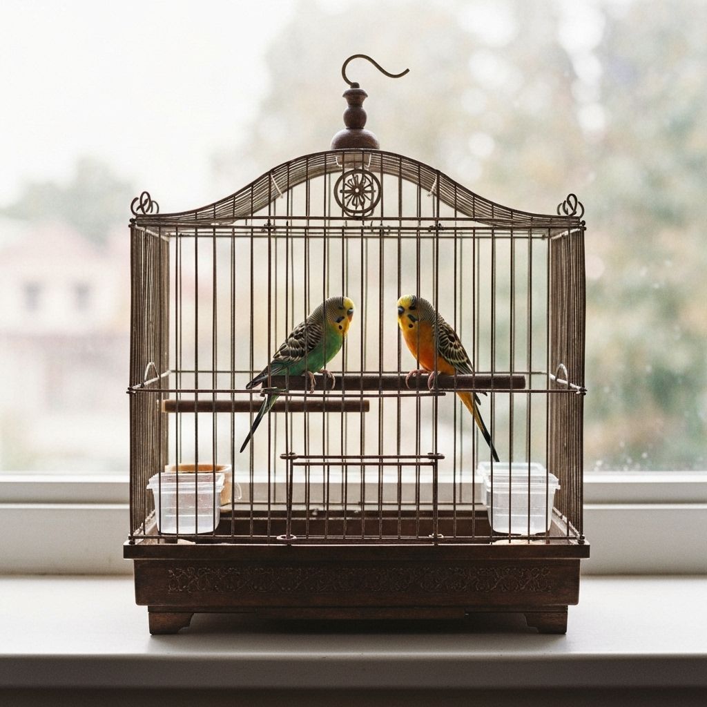 Bird Cage with Perches